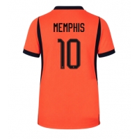 Camisa de Futebol Países Baixos Memphis Depay #10 Equipamento Principal Mundo 2026 Manga Curta